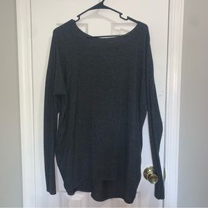 Dark grey long sleeve tunic